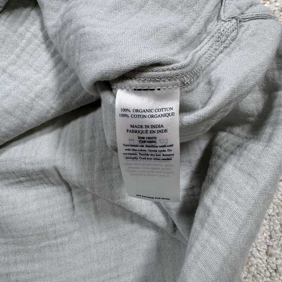 Faherty Brand Dream Organic Cotton Desmond Top Shirt Smoke‎ Small MSRP $98 - Picture 8 of 8